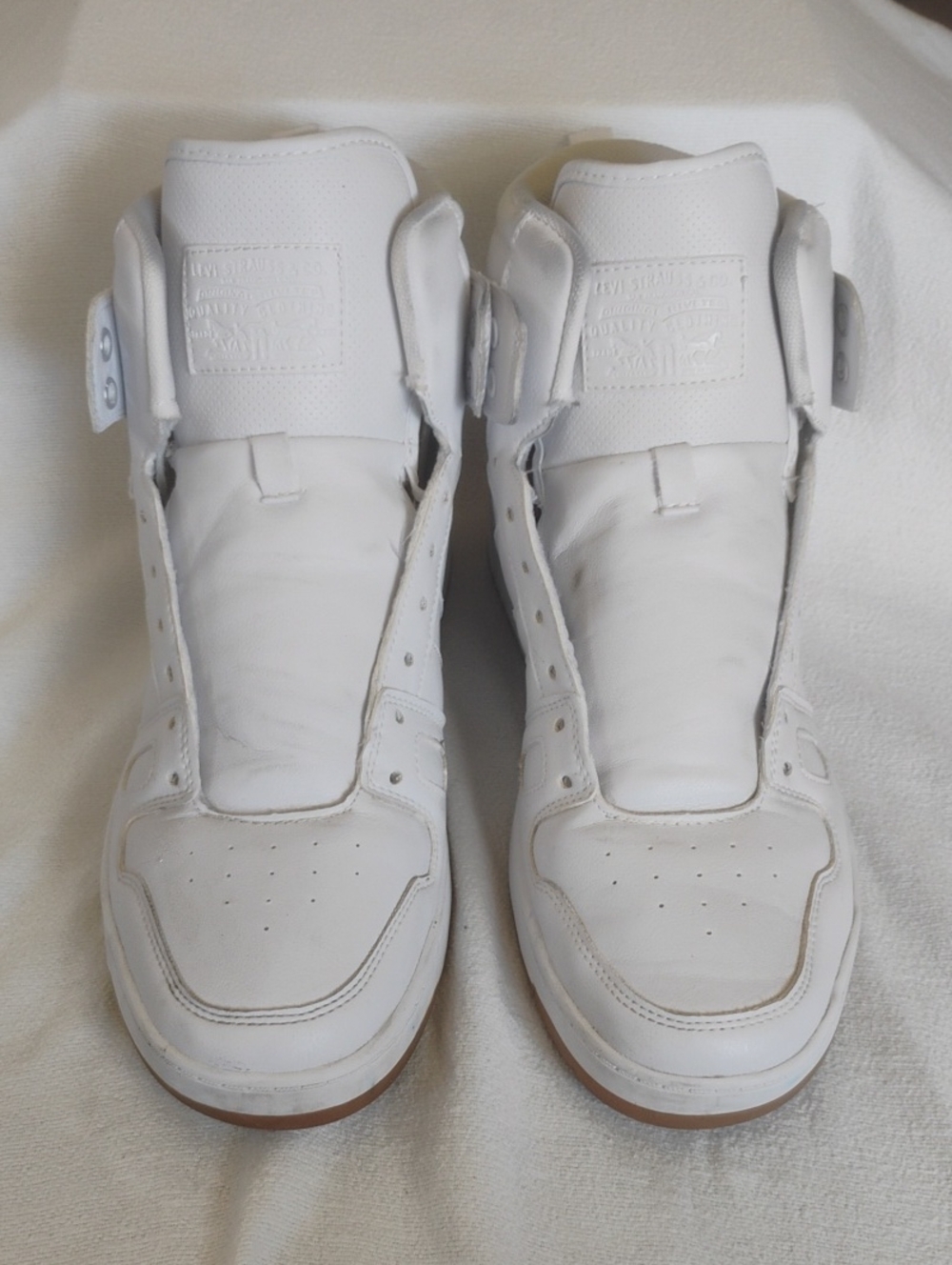 Levi's White High-Top Men's Sneakers Sz 11